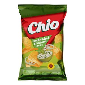 Chipsuri cu smantana si ceapa Chio, 60 g
