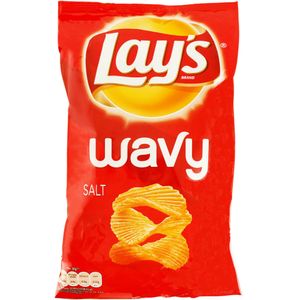 Chipsuri cu sare Lay's Wavy, 210 g