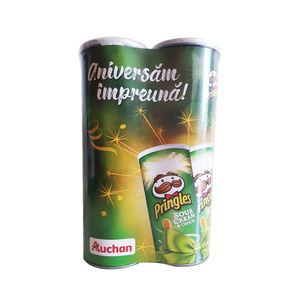 Pachet chipsuri Pringles cu smantana si ceapa, 2x165 g