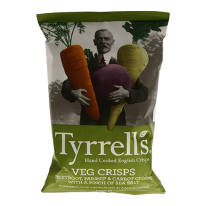 Chipsuri de legume variate Tyrrells, 150 g