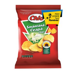 Chipsuri cu smantana si ceapa Chio, 1+1, 200 g