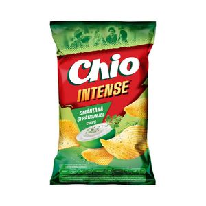 Chipsuri cu smantana si ierburi aromate Chio Intense, 95 g