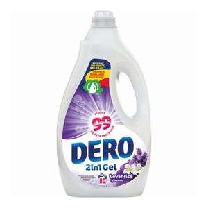 Detergent lichid de rufe Dero 2in1 Lavanda, 80 spalari, 4 l