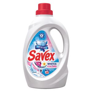 Detergent lichid de rufe pentru lucruri albe Savex, 1.3 l