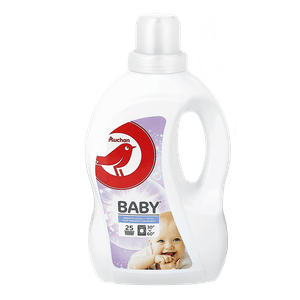 Detergent lichid de rufe pentru textile bebe Auchan 25 spalari, 1.5 l
