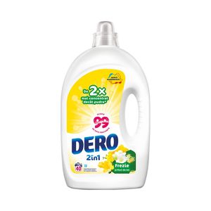 Detergent lichid de rufe automat cu frezie Dero 2in1, 40 de spalari, 2 l