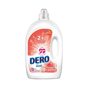 Detergent lichid de rufe cu trandafir de gradina Dero 2in1, 2 l