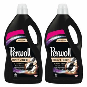 Detergent lichid de rufe duopack Perwoll Black, 3.6 l