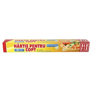 Hartie pentru copt Alufix, 20 coli 38 x 42 cm