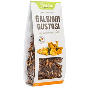 Ciuperci galbiori uscati Gradina Padurii, 50 g