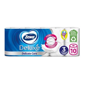 Hartie igienica Zewa Deluxe Delicate Care 10 role, 3 straturi