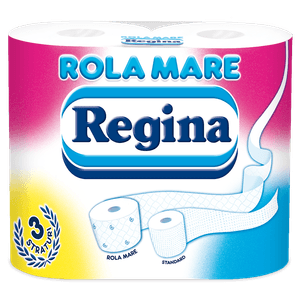 Pachet hartie igienica Regina, 4 role, 3 straturi