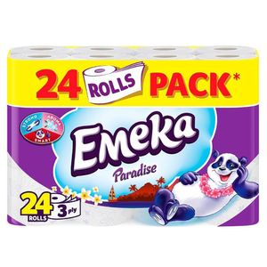 Hartie igienica Emeka Paradise 24 role, 3 straturi