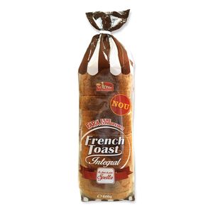 Paine cu faina integrala de grau Vel Pitar, faina spleta integrala, la tava, feliata, 600 g