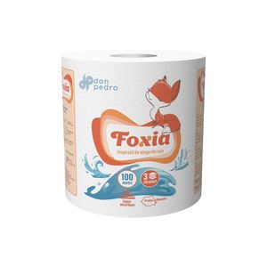 Prosop de bucatarie monorola Foxia 100 m, 3 straturi