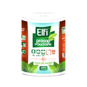 Prosop bucatarie Elfi 80 m, 2 straturi