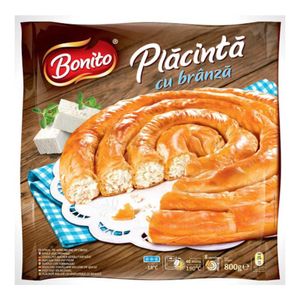 Placinta rulata cu branza Bonito, 800 g