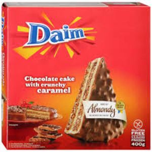 Tort de ciocolata si caramel Daim, 400 g