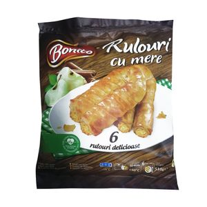 Rulouri cu mere Bonito, 510 g