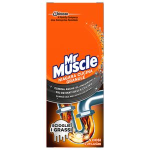 Granule pentru desfundat tevi Mr Muscle, 250ml
