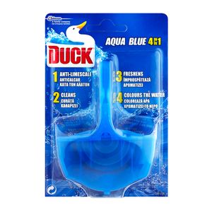 Odorizant pentru toaleta Duck Aqua Blue 4 in 1, 40 g