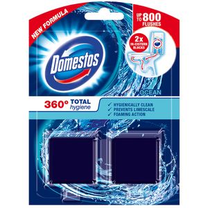 Odorizant pentru toaleta Domestos Cistern Block, albastru, 100 g