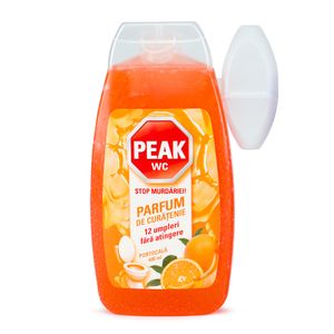 Solutie pentru toaleta cu parfum de portocala Peak, 400 ml