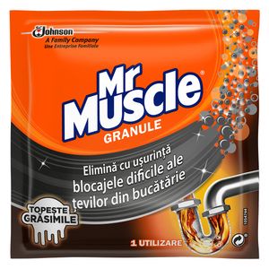 Granule pentru desfundat tevi Mr Muscle, 50 g