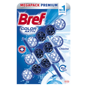 Odorizant wc Bref Color Aktive, 3 x 50 g