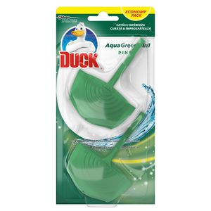 Pachet promo: Odorizant pentru toaleta Duck Aqua Color Green, 2 buc