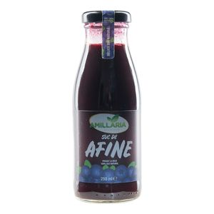 Suc natural mix de afine salbatice Amillaria, 0.25 l