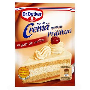 Crema de vanilie pentru prajituri Dr.Oetker 55 g