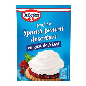 Praf de spuma Dr. Oetker pentru deserturi cu gust de frisca 48 g