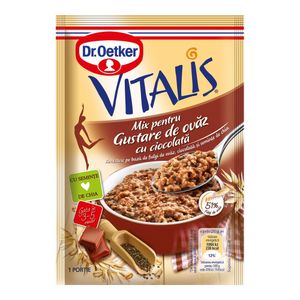 Gustare de ovaz cu ciocolata Vitalis, 60g