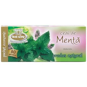 Ceai Belin menta, 80 plicuri, 104 g