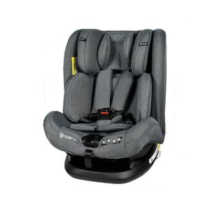 Scaun Auto Ruby Deluxe cu ISOFIX Crocodile 0 - 36 kg, pozitie somn 137 grade, GreyJeans