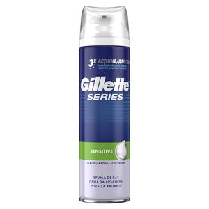 Spuma de ras Gillette Series Sensitive, 250 ml