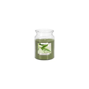 Lumanare parfumata in pahar cu capac, cu aroma de Ceai verde Bispol