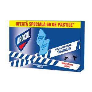 Pastile impotriva tantarilor Aroxol, 60 bucati