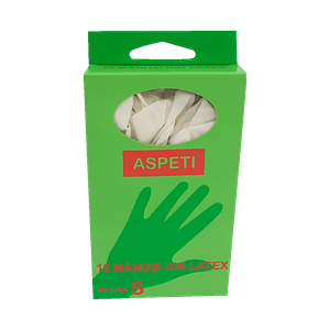 Manusi Aspeti Piccolo din latex 10 bucati