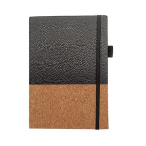 Agenda Scolara Notebook Elastic A5 Auchan, 96 file, negru