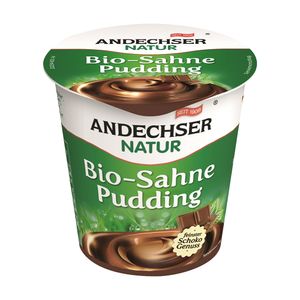 Budinca Andechser Natur cu gust de ciocolata, ecologica, 150 g