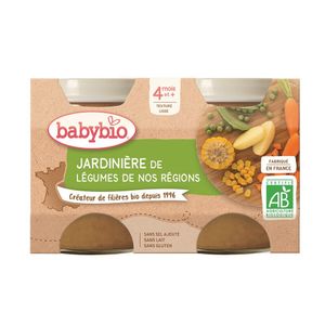 Piure de legume Babybio, 2 x 130g