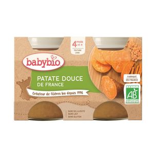 Piure de cartofi dulci Babybio, 2 x 130g