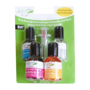 Kit universal Equalink color pentru reumplerea cartuselor de cerneala