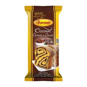 Cozonac cu crema de cacao Boromir, 450g