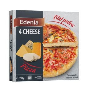 Pizza 4 Cheese Edenia, 390g