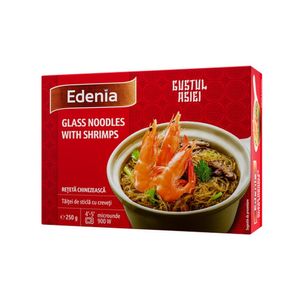 Taitei de sticla cu creveti Edenia, 250g