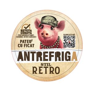 Pate de porc Antefriga Retro, 100g