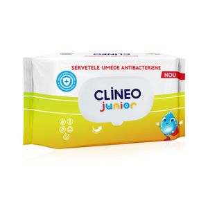 Servetele umede antibacteriene junior Clineo, 70 buc